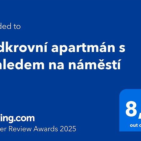 Podkrovni Apartman S Vyhledem Na Namesti Lomnice nad Lužnicí Eksteriør bilde